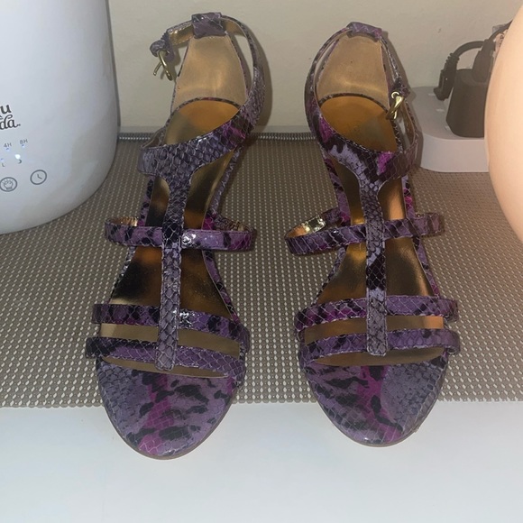 COACH, NEW,  Python Heels - Picture 1 of 11